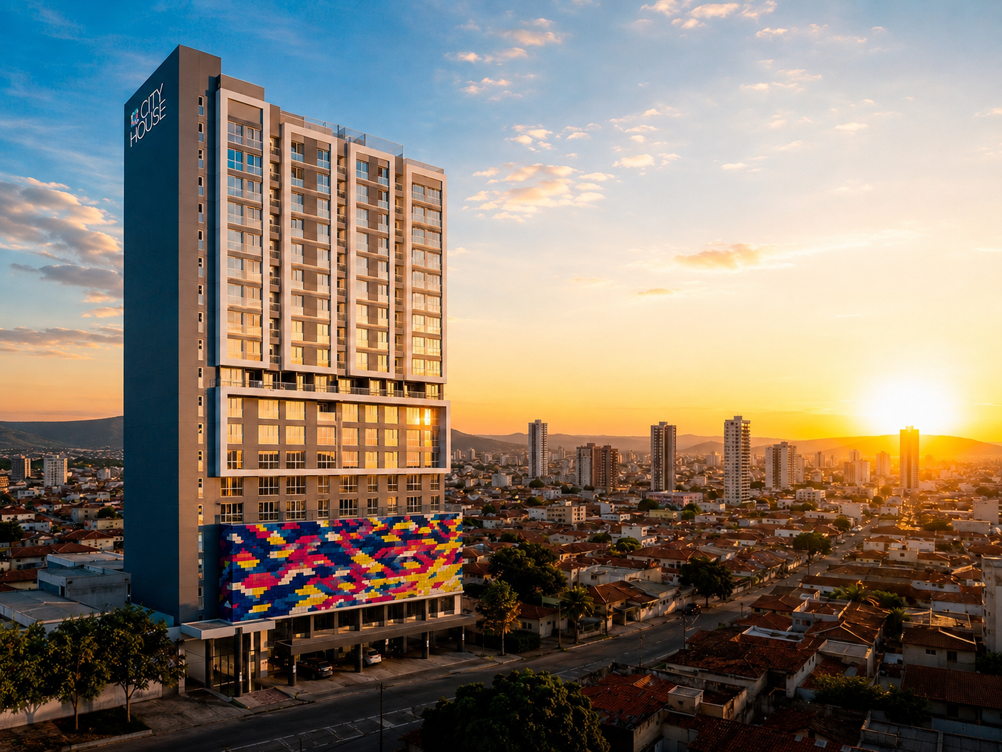 Fachada do edifício City House